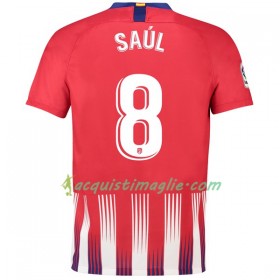 Divisa di Calcio Atlético Madrid Saul 8 Prima 2018/2019